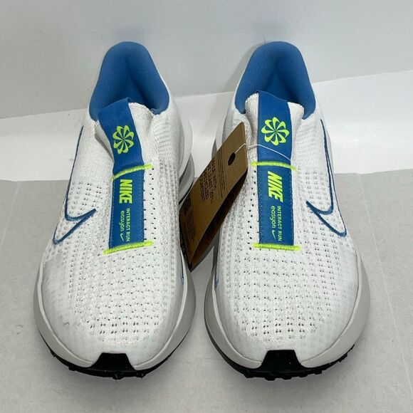 Nike Women's White Blue Interact Run EasyOn Road Running Shoes Size 9 NWT - Picture 4 of 13